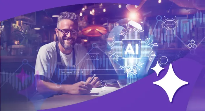 Business owner uses AI to grow his small business.
