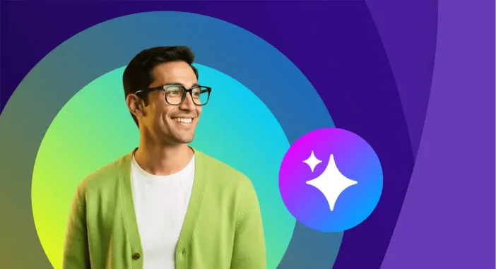 ai-data-analyst-agent-vendasta Professional AI employee avatar representing a specialized data analyst agent persona for automated business intelligence.